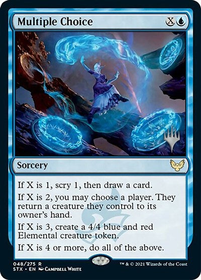 Multiple Choice (Promo Pack) [Strixhaven: School of Mages Promos] MTG Single Magic: The Gathering | Red Claw Gaming