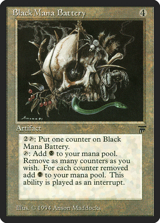 Black Mana Battery [Legends] MTG Single Magic: The Gathering | Red Claw Gaming