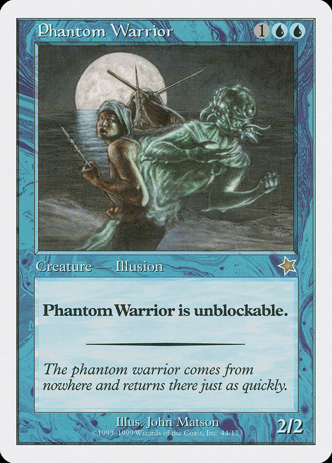 Phantom Warrior [Starter 1999] MTG Single Magic: The Gathering | Red Claw Gaming