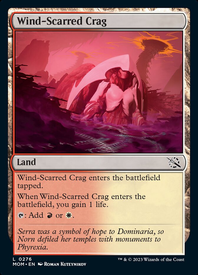 Wind-Scarred Crag [March of the Machine] MTG Single Magic: The Gathering    | Red Claw Gaming
