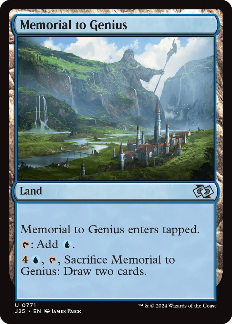 Memorial to Genius [Foundations Jumpstart] MTG Single Magic: The Gathering | Red Claw Gaming