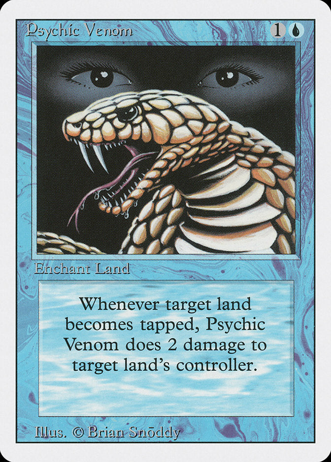 Psychic Venom [Revised Edition] MTG Single Magic: The Gathering | Red Claw Gaming