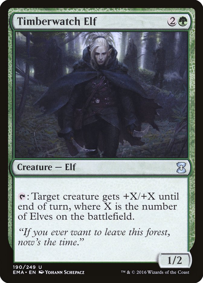 Timberwatch Elf [Eternal Masters] MTG Single Magic: The Gathering | Red Claw Gaming