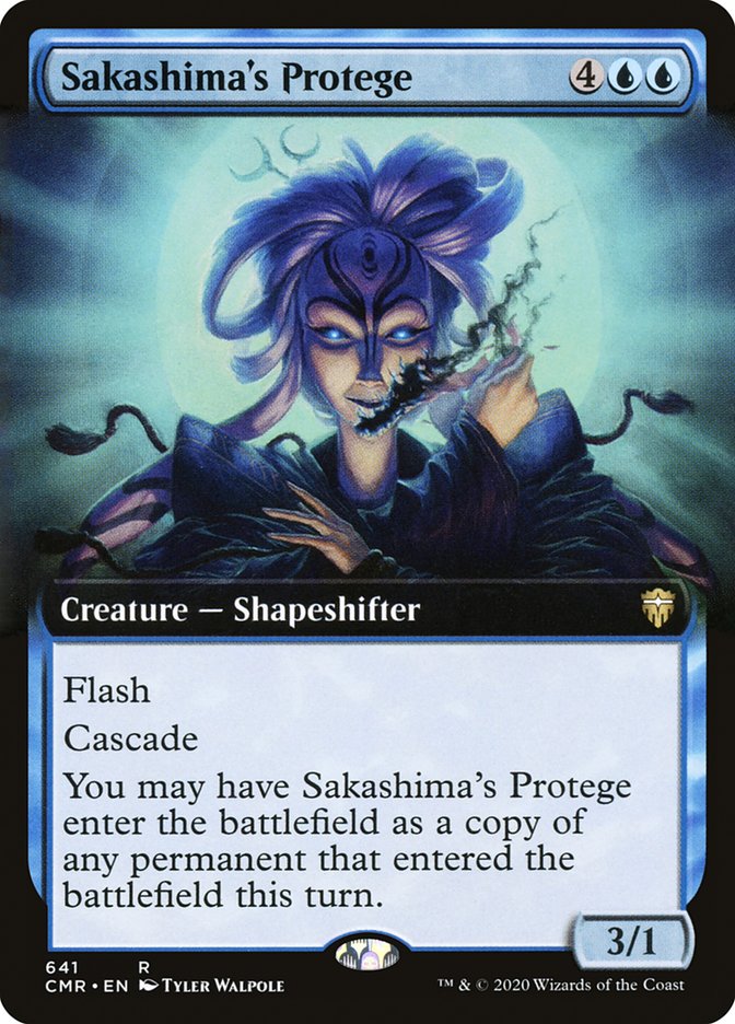 Sakashima's Protege (Extended Art) [Commander Legends] MTG Single Magic: The Gathering | Red Claw Gaming