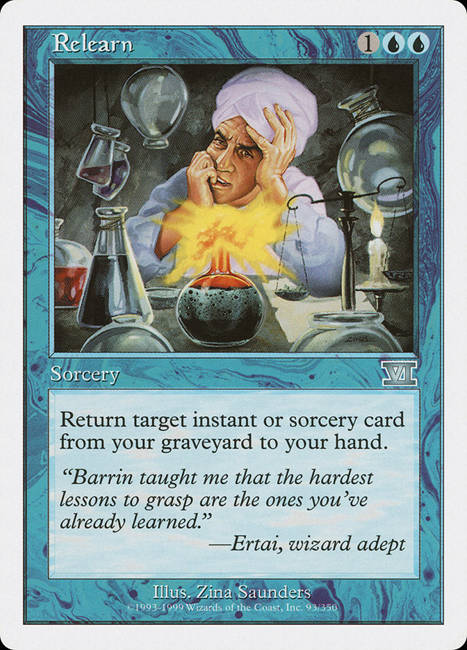 Relearn [Classic Sixth Edition] MTG Single Magic: The Gathering | Red Claw Gaming