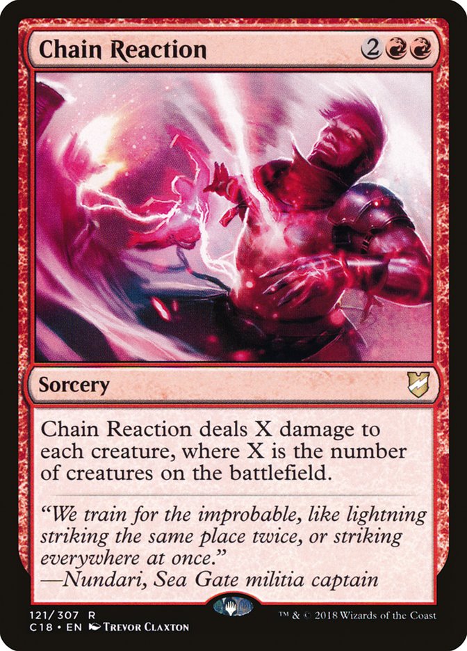 Chain Reaction [Commander 2018] MTG Single Magic: The Gathering | Red Claw Gaming