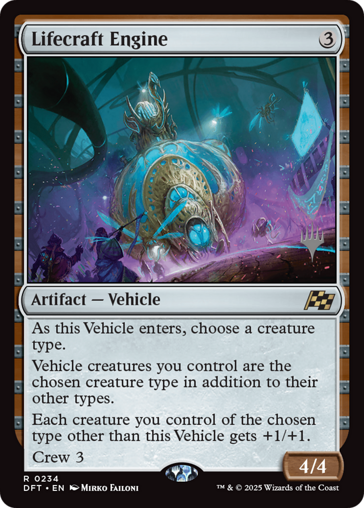 Lifecraft Engine (Promo Pack) [Aetherdrift Promos] MTG Single Magic: The Gathering | Red Claw Gaming