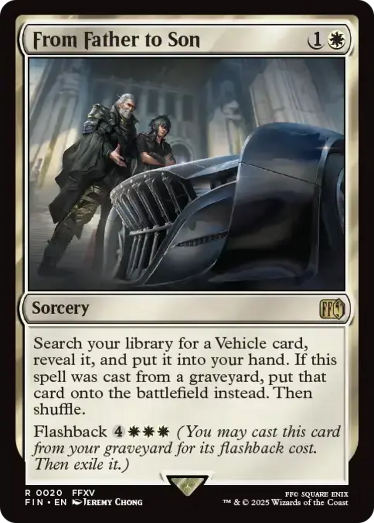 From Father to Son [FINAL FANTASY] MTG Single Magic: The Gathering | Red Claw Gaming