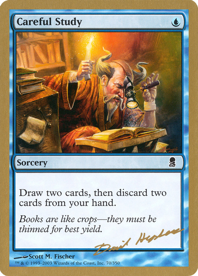 Careful Study (Dave Humpherys) [World Championship Decks 2003] MTG Single Magic: The Gathering    | Red Claw Gaming