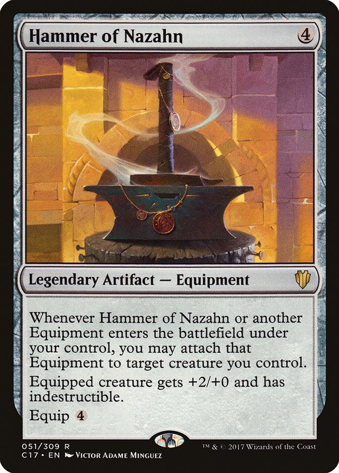 Hammer of Nazahn [Commander 2017] MTG Single Magic: The Gathering | Red Claw Gaming