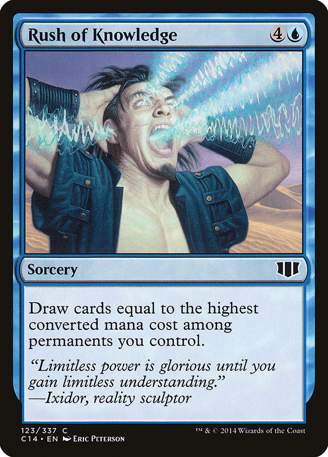 Rush of Knowledge [Commander 2014] MTG Single Magic: The Gathering | Red Claw Gaming
