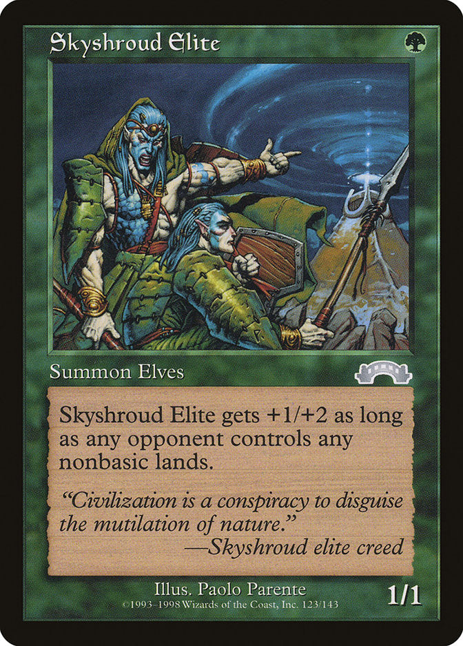 Skyshroud Elite [Exodus] MTG Single Magic: The Gathering | Red Claw Gaming