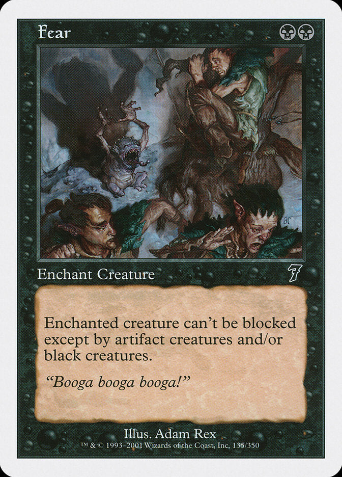 Fear [Seventh Edition] MTG Single Magic: The Gathering | Red Claw Gaming