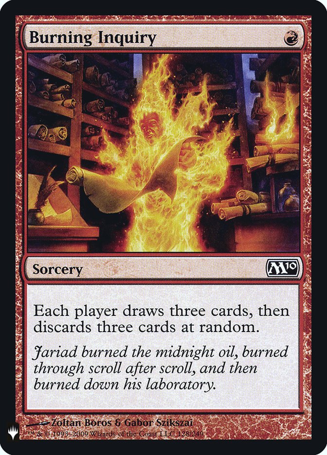 Burning Inquiry [Mystery Booster] MTG Single Magic: The Gathering | Red Claw Gaming
