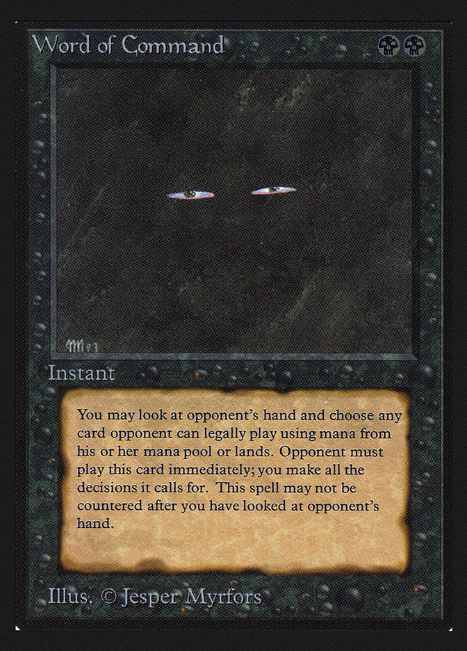 Word of Command [International Collectors' Edition] MTG Single Magic: The Gathering | Red Claw Gaming
