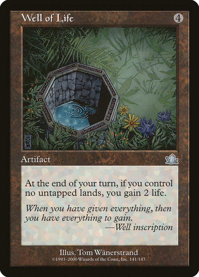 Well of Life [Prophecy] MTG Single Magic: The Gathering | Red Claw Gaming