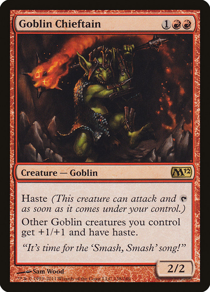 Goblin Chieftain [Magic 2012] MTG Single Magic: The Gathering | Red Claw Gaming
