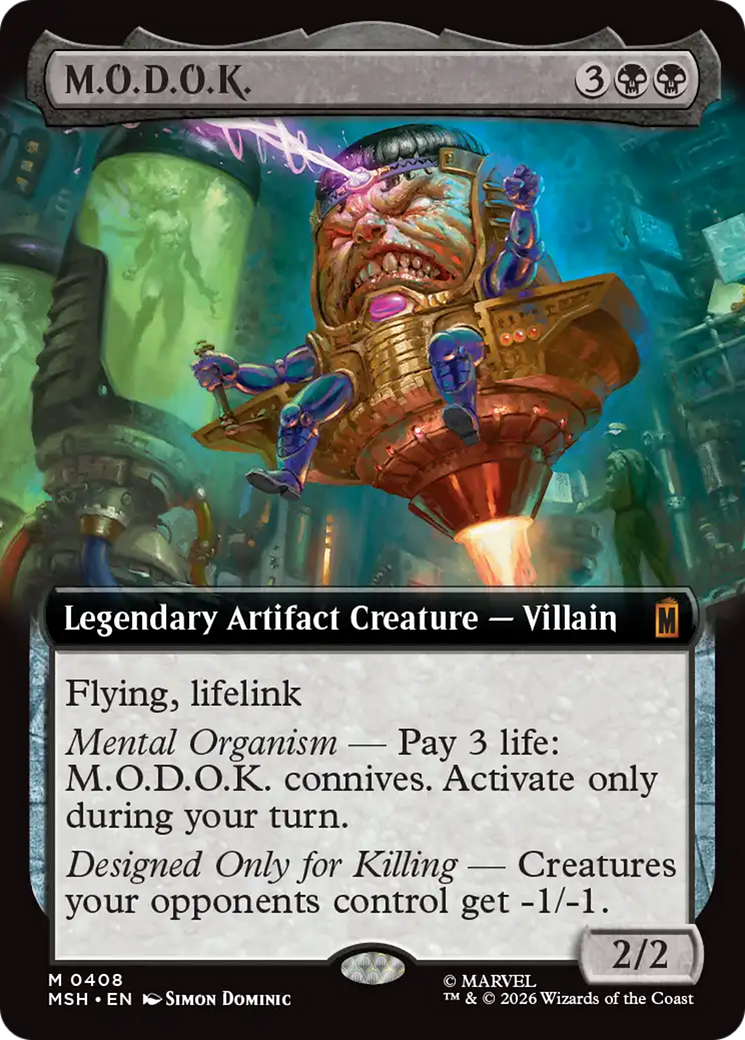 M.O.D.O.K. (Extended Art) [Marvel Super Heroes] | Red Claw Gaming