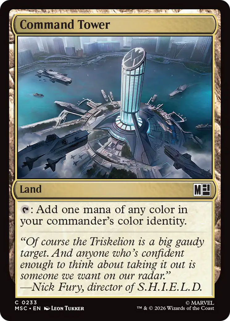 Command Tower [Marvel Super Heroes Commander] MTG Single Magic: The Gathering | Red Claw Gaming