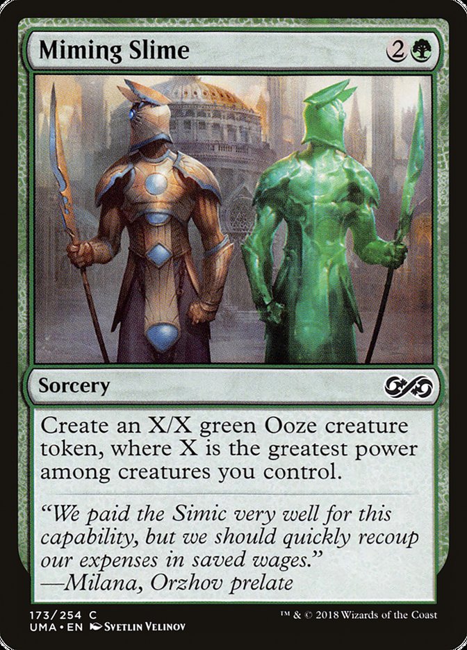 Miming Slime [Ultimate Masters] MTG Single Magic: The Gathering | Red Claw Gaming