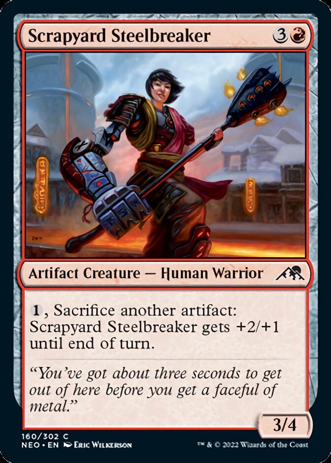 Scrapyard Steelbreaker [Kamigawa: Neon Dynasty] MTG Single Magic: The Gathering    | Red Claw Gaming