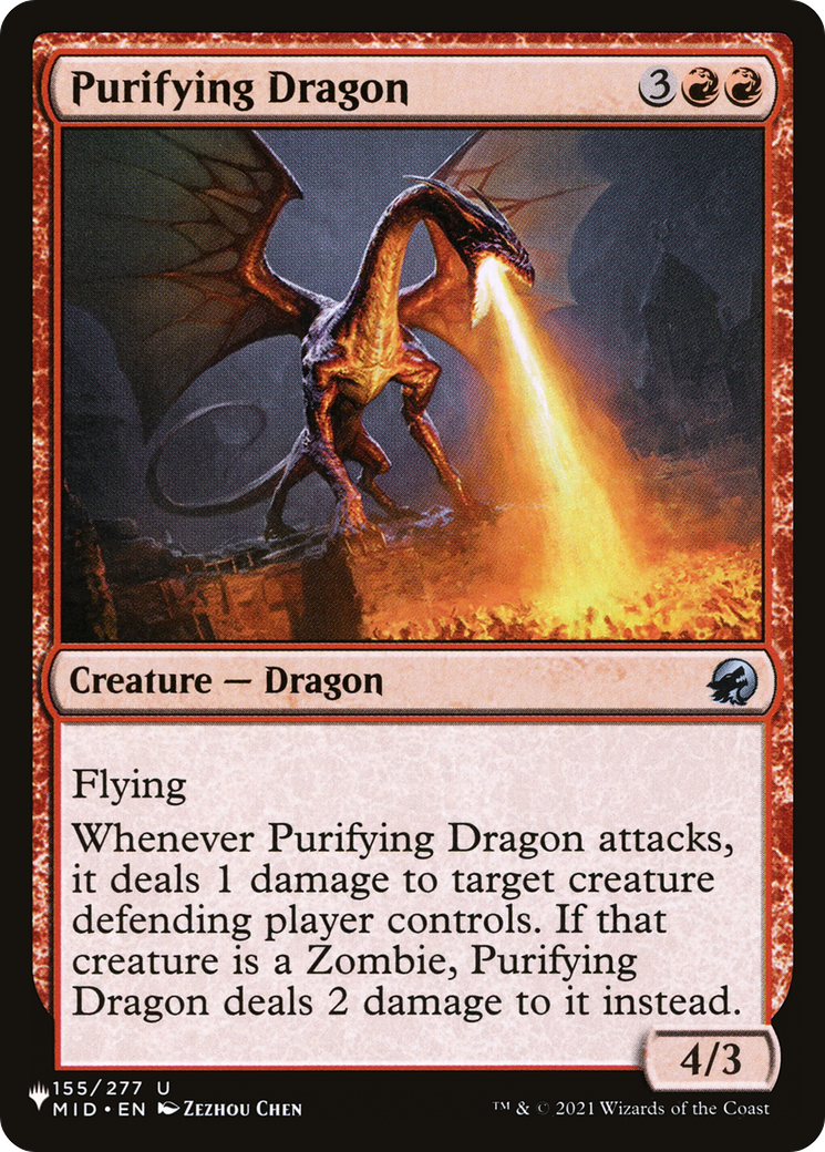 Purifying Dragon [The List] MTG Single Magic: The Gathering | Red Claw Gaming