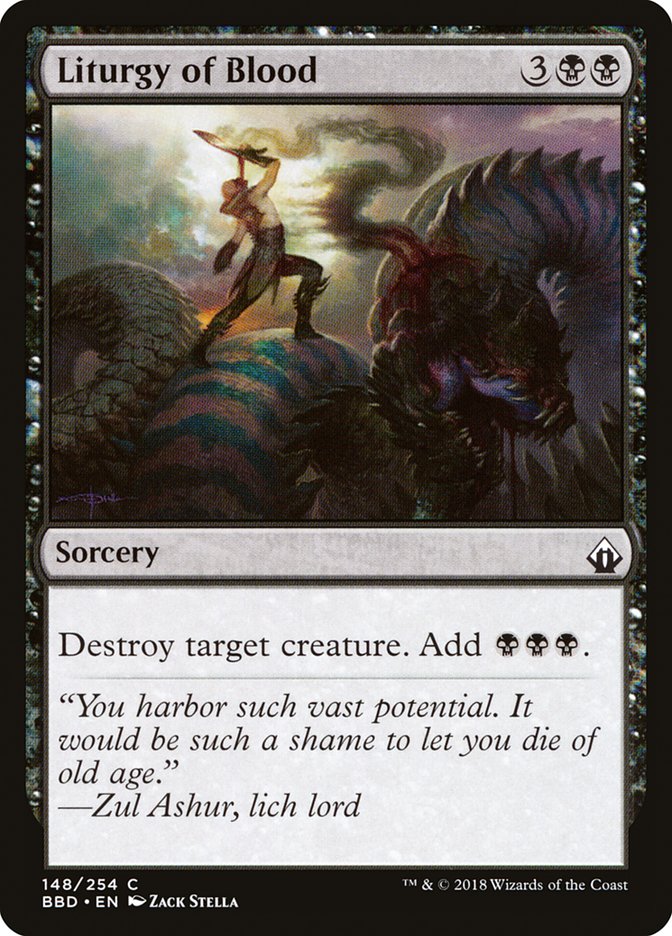 Liturgy of Blood [Battlebond] MTG Single Magic: The Gathering | Red Claw Gaming