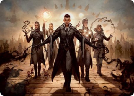 Silverquill Command Art Card [Strixhaven: School of Mages Art Series] MTG Single Magic: The Gathering | Red Claw Gaming