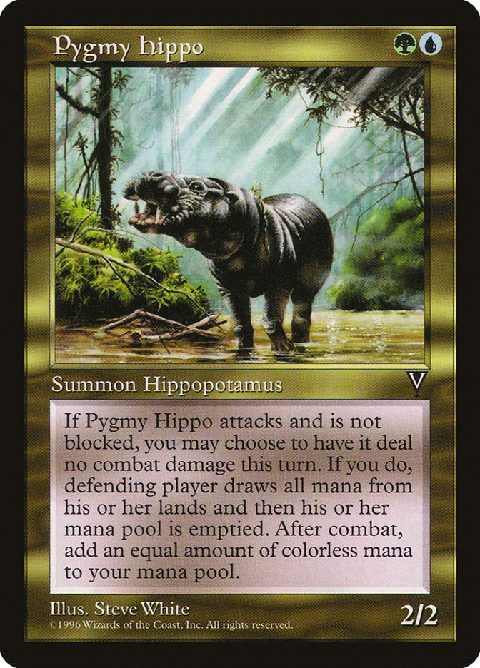 Pygmy Hippo [Visions] MTG Single Magic: The Gathering | Red Claw Gaming