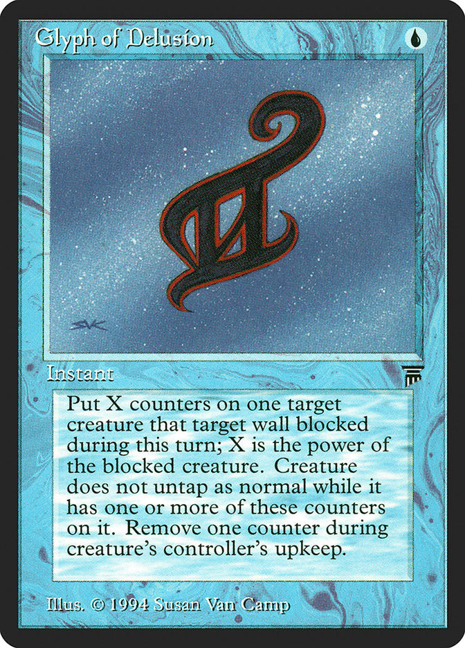 Glyph of Delusion [Legends] MTG Single Magic: The Gathering | Red Claw Gaming