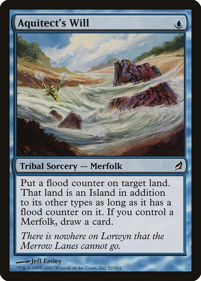 Aquitect's Will [Lorwyn] MTG Single Magic: The Gathering | Red Claw Gaming