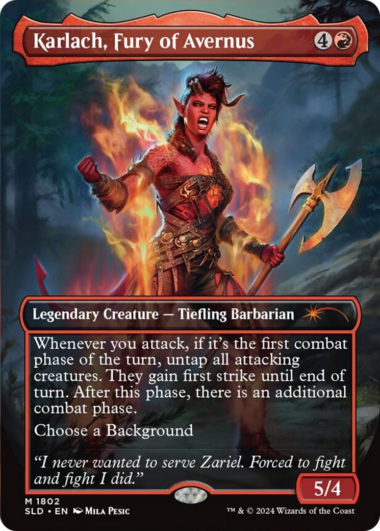 Karlach, Fury of Avernus [Secret Lair Drop Series] MTG Single Magic: The Gathering | Red Claw Gaming