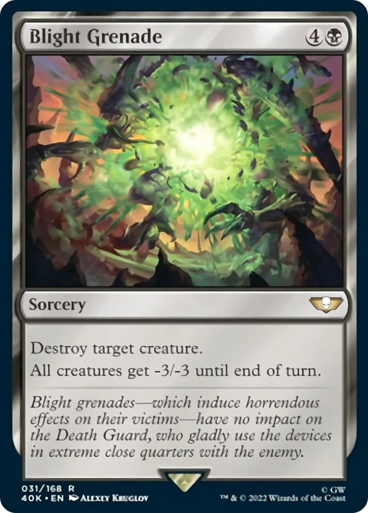 Blight Grenade [Warhammer 40,000] MTG Single Magic: The Gathering | Red Claw Gaming