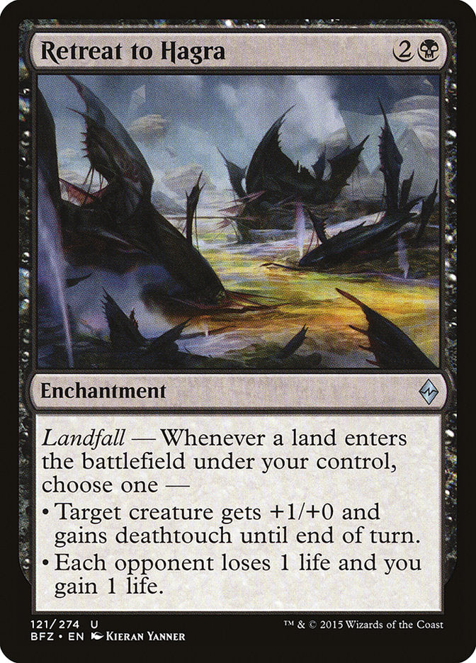 Retreat to Hagra [Battle for Zendikar] MTG Single Magic: The Gathering | Red Claw Gaming