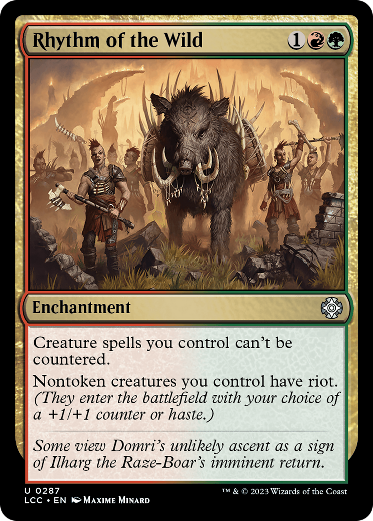 Rhythm of the Wild [The Lost Caverns of Ixalan Commander] MTG Single Magic: The Gathering | Red Claw Gaming