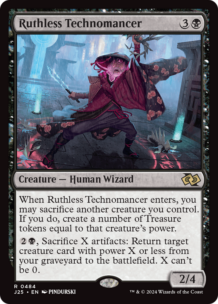 Ruthless Technomancer [Foundations Jumpstart] MTG Single Magic: The Gathering | Red Claw Gaming
