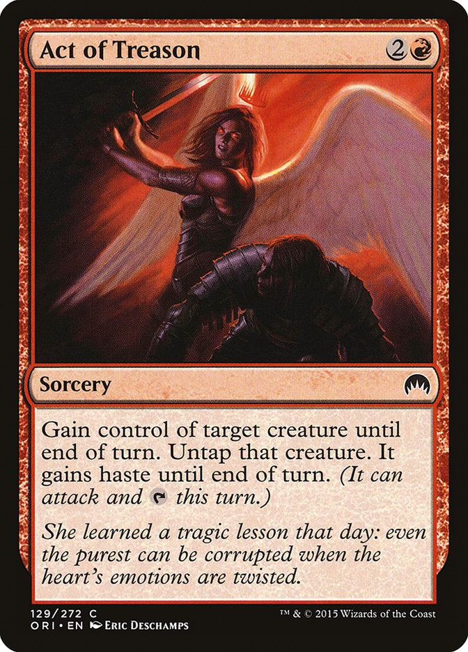 Act of Treason [Magic Origins] MTG Single Magic: The Gathering | Red Claw Gaming