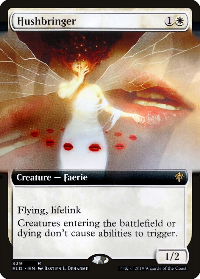 Hushbringer (Extended Art) [Throne of Eldraine] MTG Single Magic: The Gathering | Red Claw Gaming