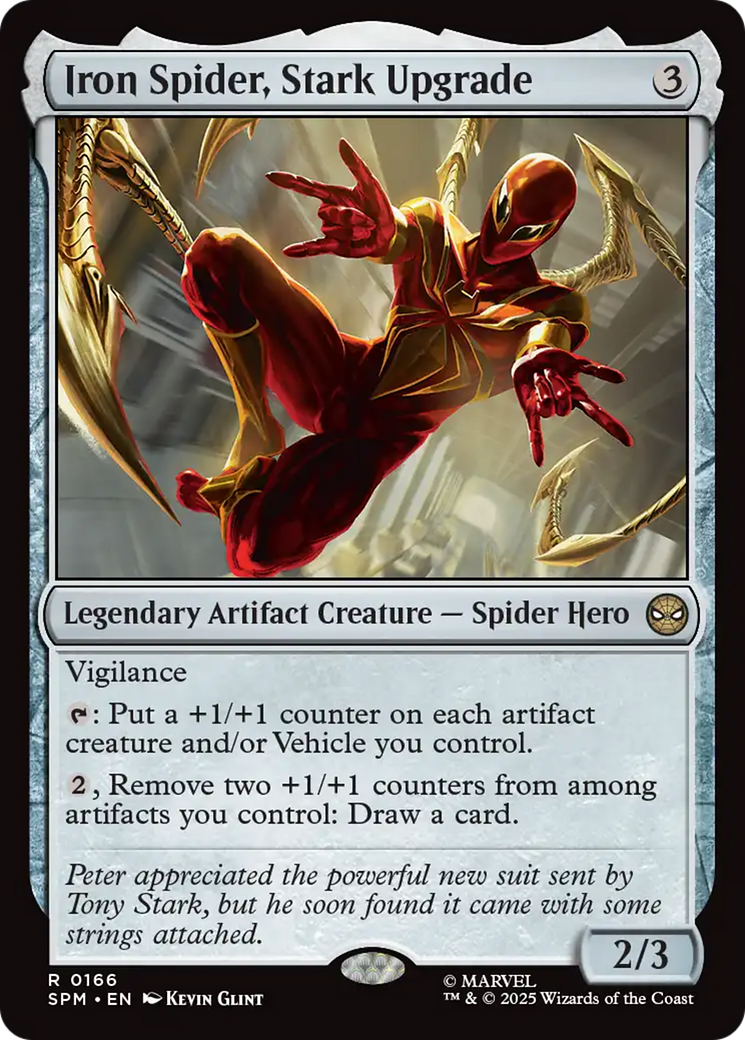 Iron Spider, Stark Upgrade [Marvel's Spider-Man] MTG Single Magic: The Gathering | Red Claw Gaming