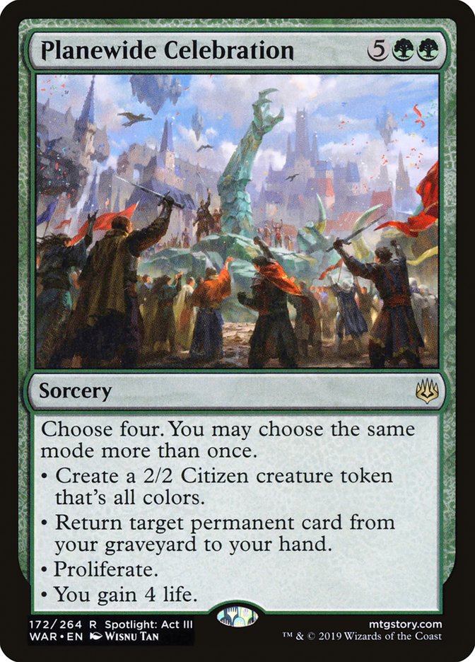 Planewide Celebration [War of the Spark] MTG Single Magic: The Gathering | Red Claw Gaming
