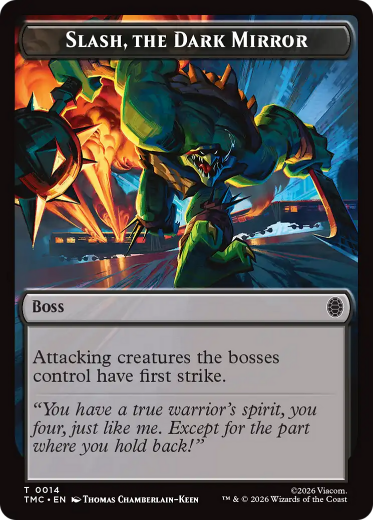 Slash, The Dark Mirror [Teenage Mutant Ninja Turtles Commander Tokens] MTG Single Magic: The Gathering | Red Claw Gaming