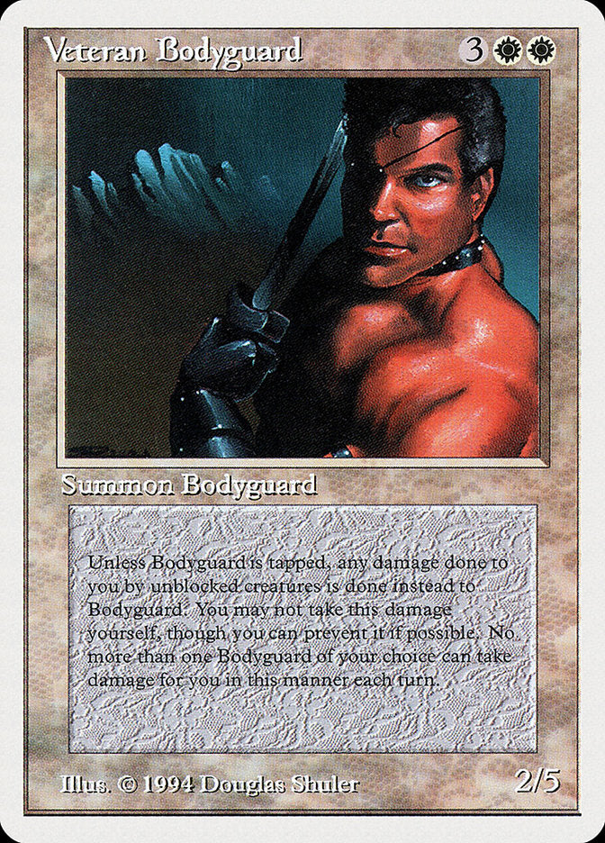 Veteran Bodyguard [Summer Magic / Edgar] MTG Single Magic: The Gathering | Red Claw Gaming
