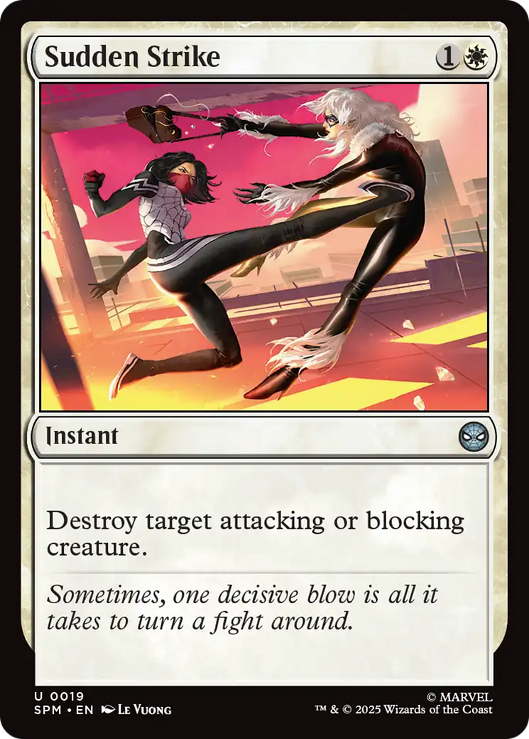 Sudden Strike [Marvel's Spider-Man] MTG Single Magic: The Gathering | Red Claw Gaming