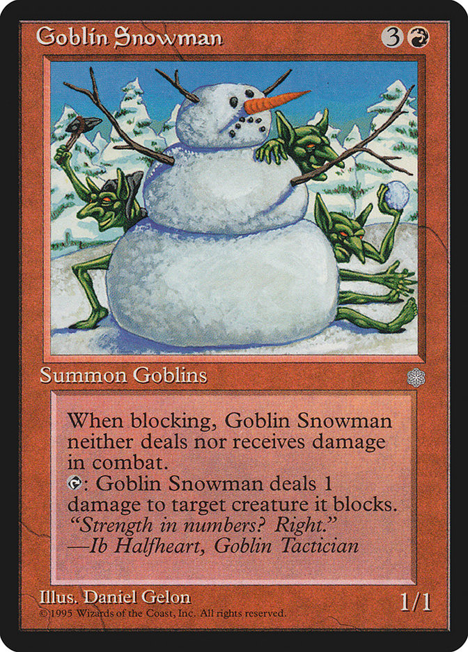 Goblin Snowman [Ice Age] MTG Single Magic: The Gathering | Red Claw Gaming