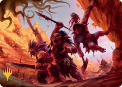 Goblin Art Card (Gold-Stamped Signature) [Dungeons & Dragons: Adventures in the Forgotten Realms Art Series] MTG Single Magic: The Gathering | Red Claw Gaming