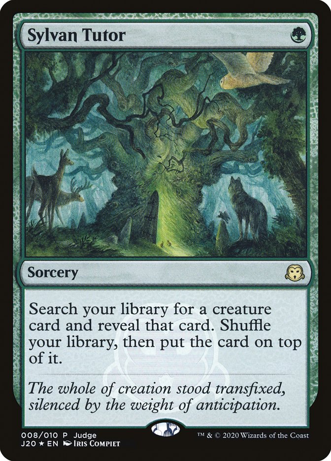 Sylvan Tutor [Judge Gift Cards 2020] MTG Single Magic: The Gathering | Red Claw Gaming
