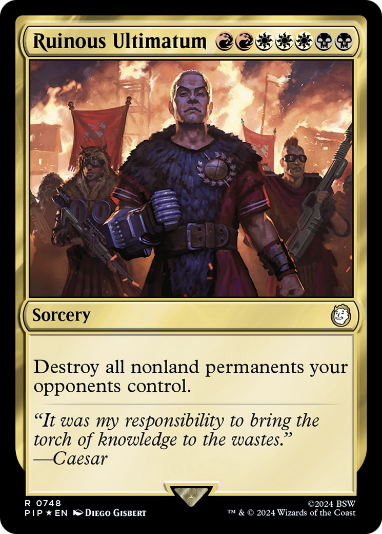 Ruinous Ultimatum (Surge Foil) [Fallout] MTG Single Magic: The Gathering | Red Claw Gaming