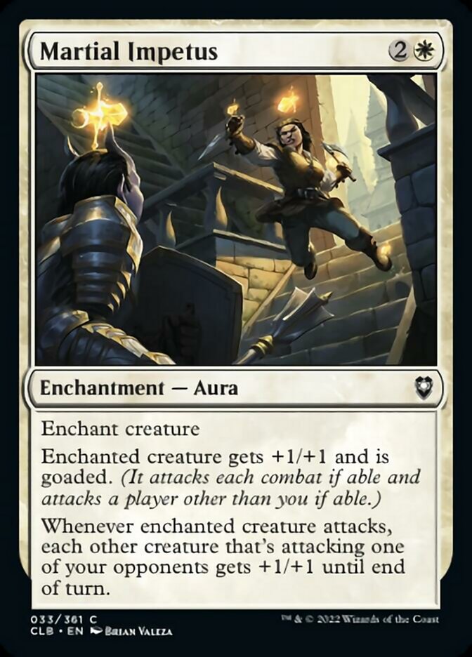 Martial Impetus [Commander Legends: Battle for Baldur's Gate] MTG Single Magic: The Gathering | Red Claw Gaming
