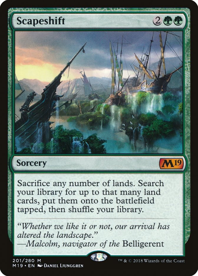 Scapeshift [Core Set 2019] MTG Single Magic: The Gathering | Red Claw Gaming