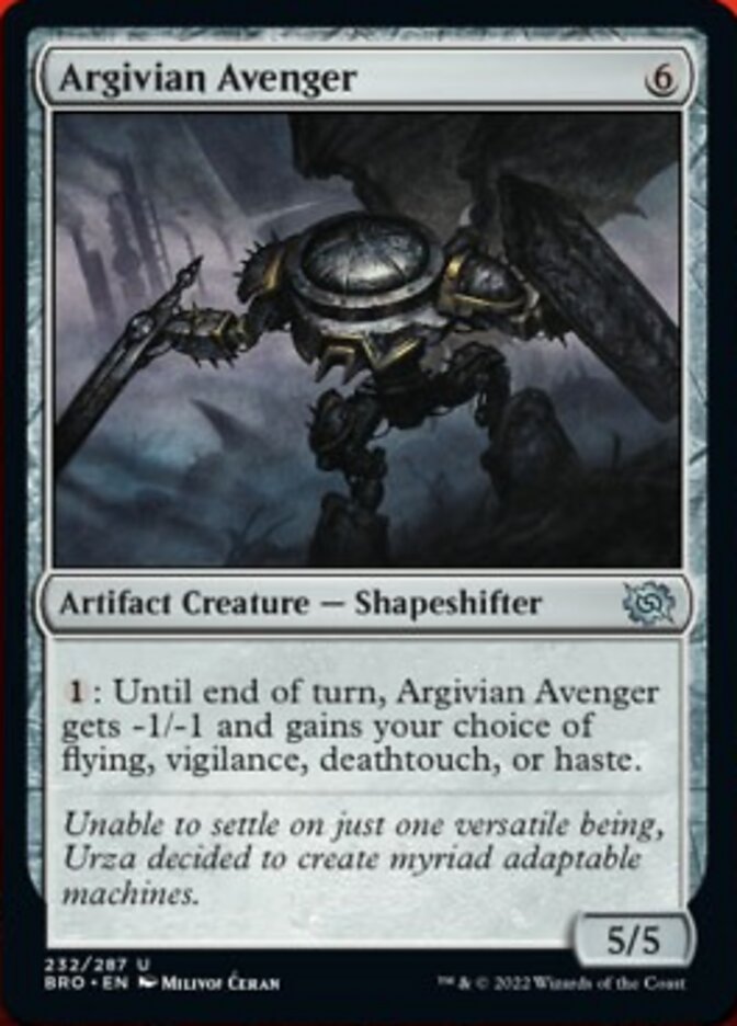 Argivian Avenger [The Brothers' War] MTG Single Magic: The Gathering | Red Claw Gaming